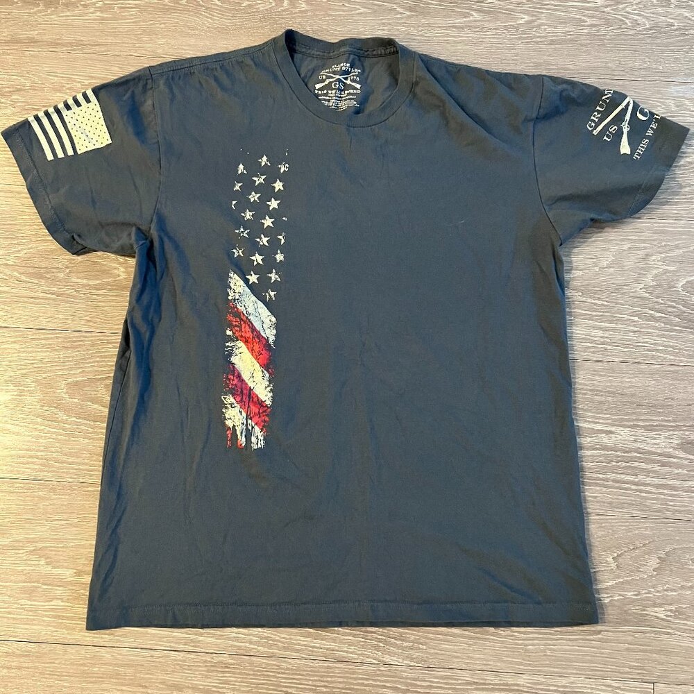Grunt Style "True Colors" T-shirt, Midnight Navy, X-large